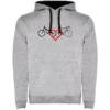 Love Two-Colour Hoodie -Cheap Velox Rider Store kruskis love two colour hoodie