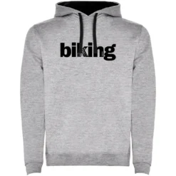 Word Biking Two-Colour Hoodie