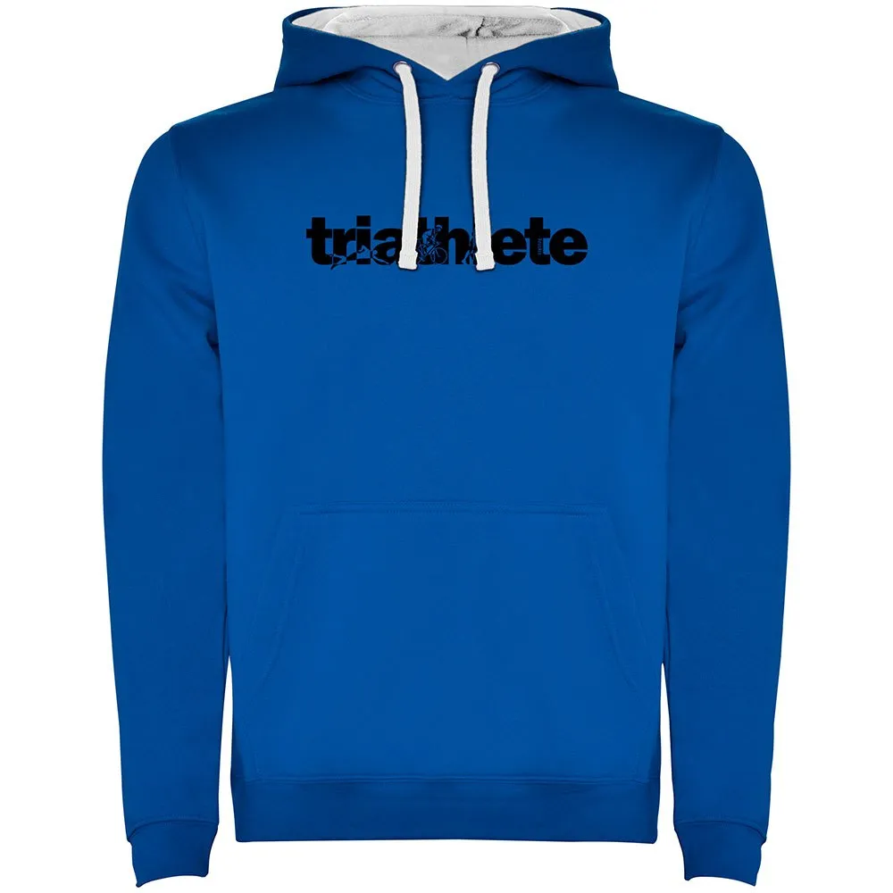Word Triathlete Two-Colour Hoodie 3 Word Triathlete Two-Colour Hoodie